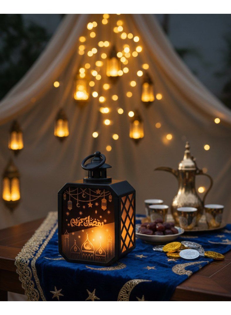 فانوس رمضاني بتصميم عتيق مميز وإضاءة دافئة 566/3 - Image 2